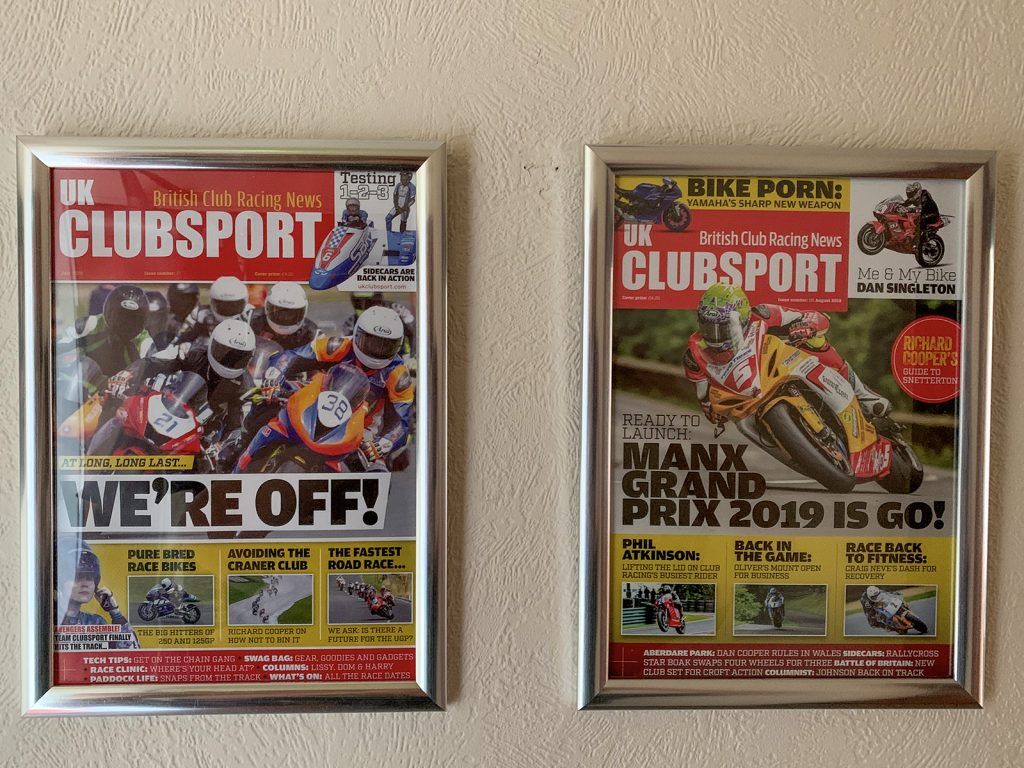 Magazine front covers by Jim Gibson