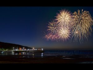 Fireworks over Port Erin