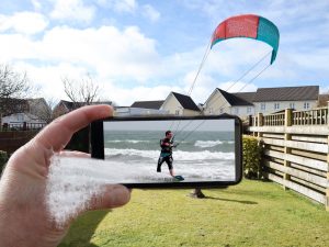 Garden Kite Surfer
