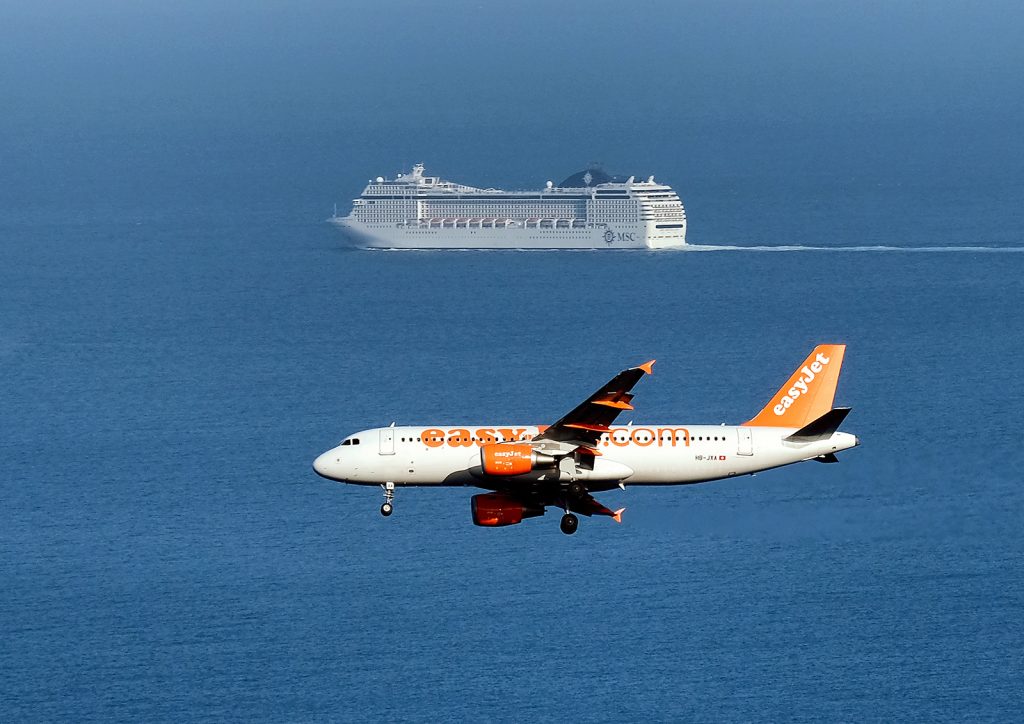 Juxtaposition print runner-up By Air and Sea by Andrea Thrussell