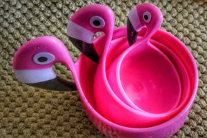 Three Flamingoes by Lynn Ryan