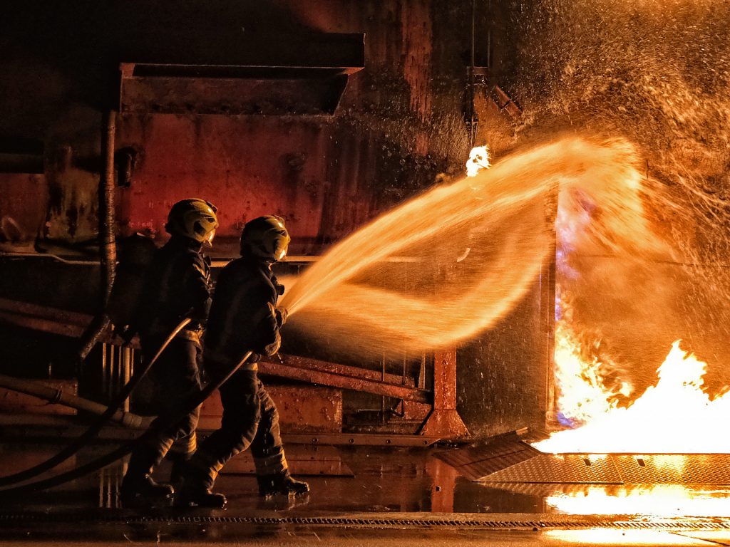 Fire Fighters by Andrea Thrussell