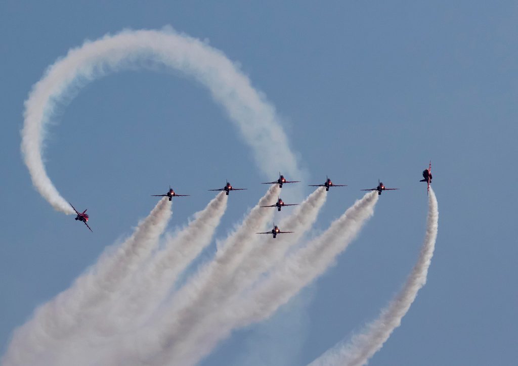 Print third place Red Arrows by Jim Gibson