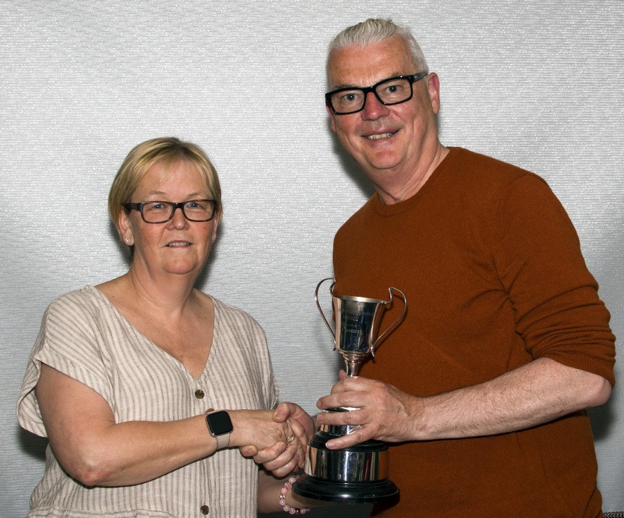 Best Newcomer winner Barry Hennedy