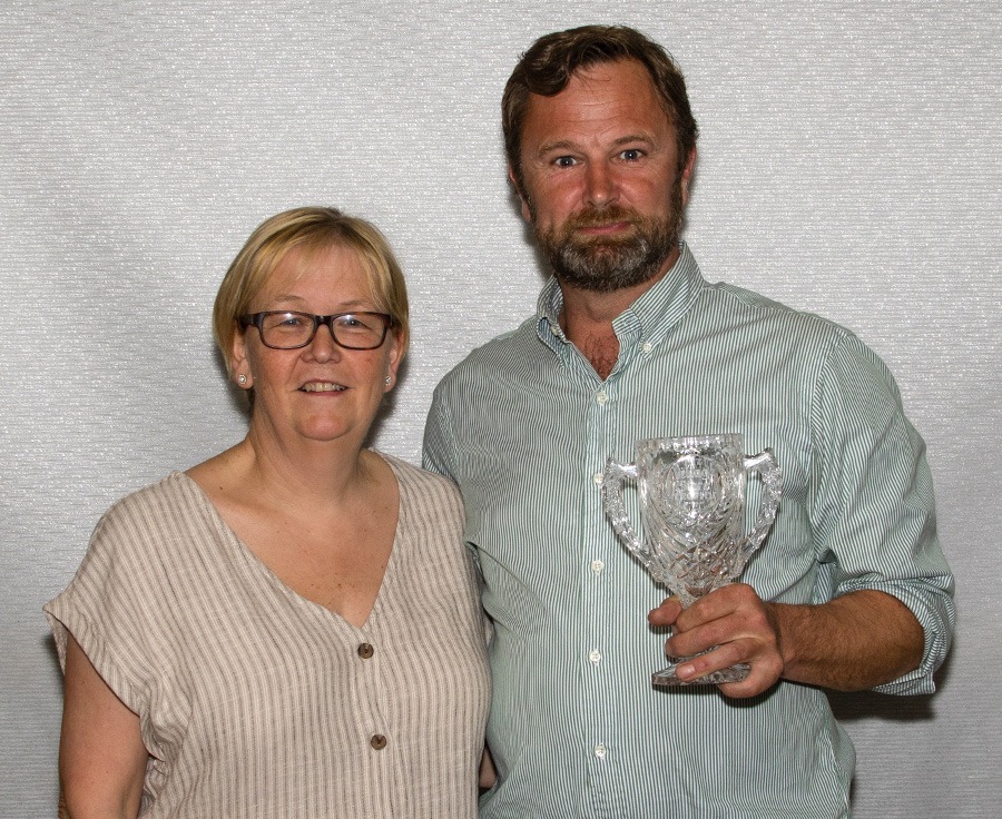 Most Improved winner Alan Taylor