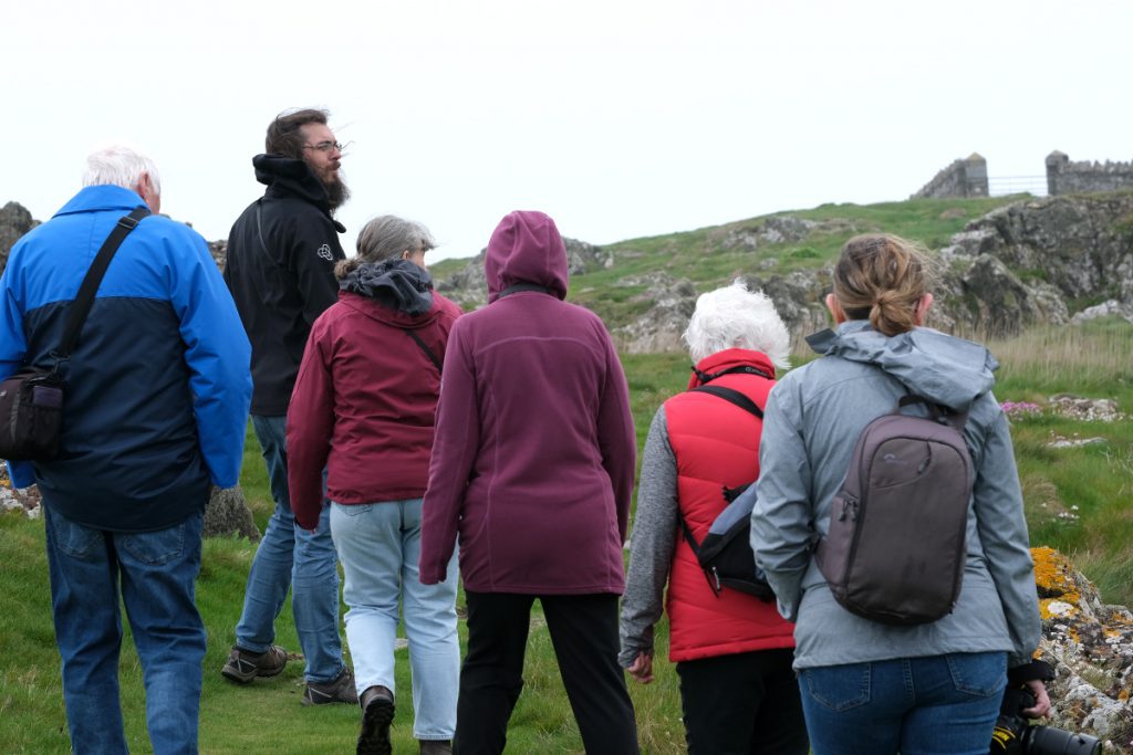 Members on a wildflower walk