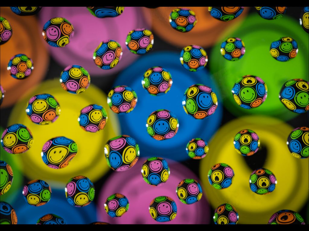 Water Droplets On Glass by Steve Johnstone