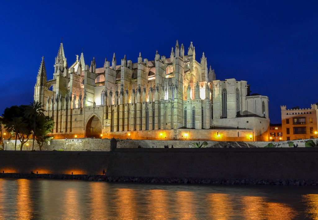 After Dark print runner-up: "Palma Cathedral" by Georgina Shaw