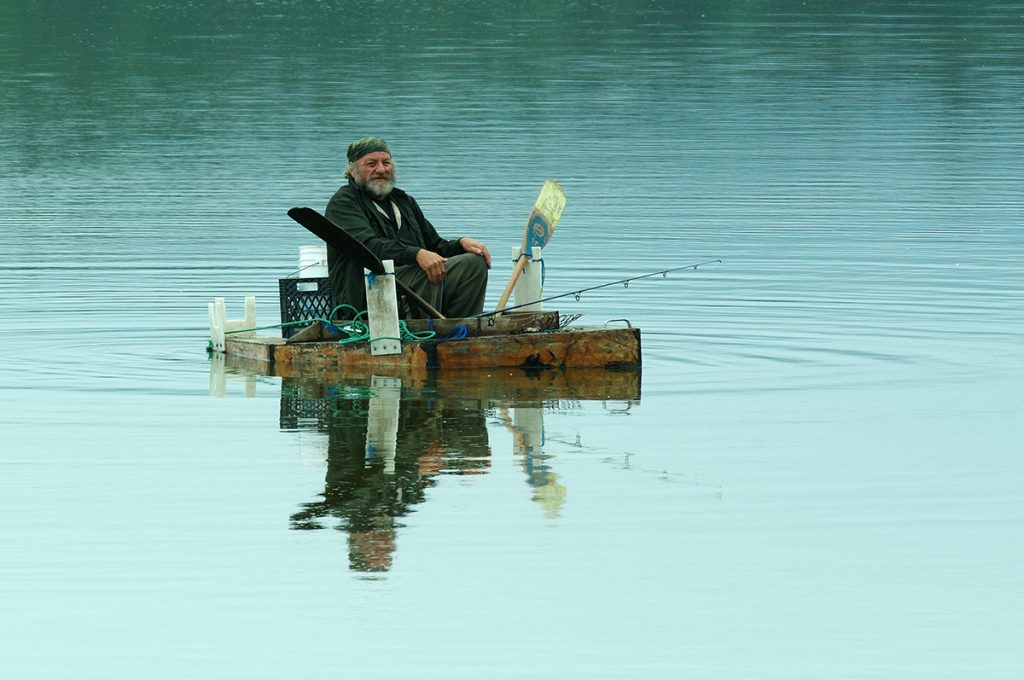 A Happy Fisherman by Chris Blyth