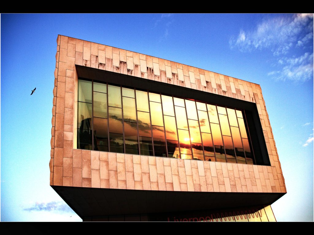 Framed print winner: "Liverpool Sky Building Frame" by Seamus Whelan