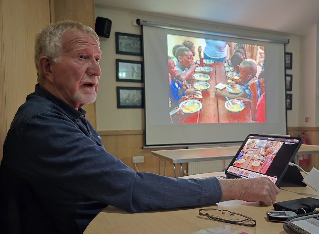 Graham Harvey during his presentation